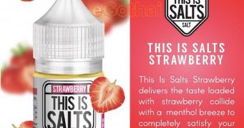 This is Salts Strawberry สตอเบอร์รี่เย็น 30Ml