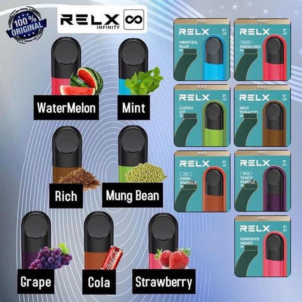 น้ำยา RELX Infinity Pod 2ml หลากหลายรสชาติใหเลือก
