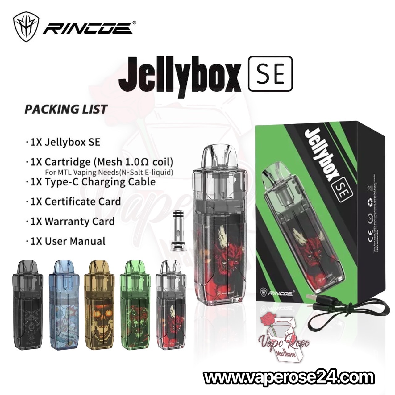 Rincoe Jellybox SE 500MAh 2.8M
